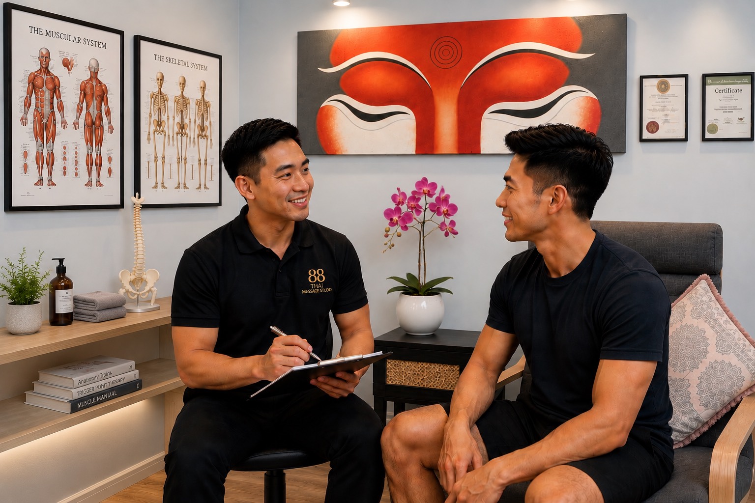 Therapist consultation before treatment